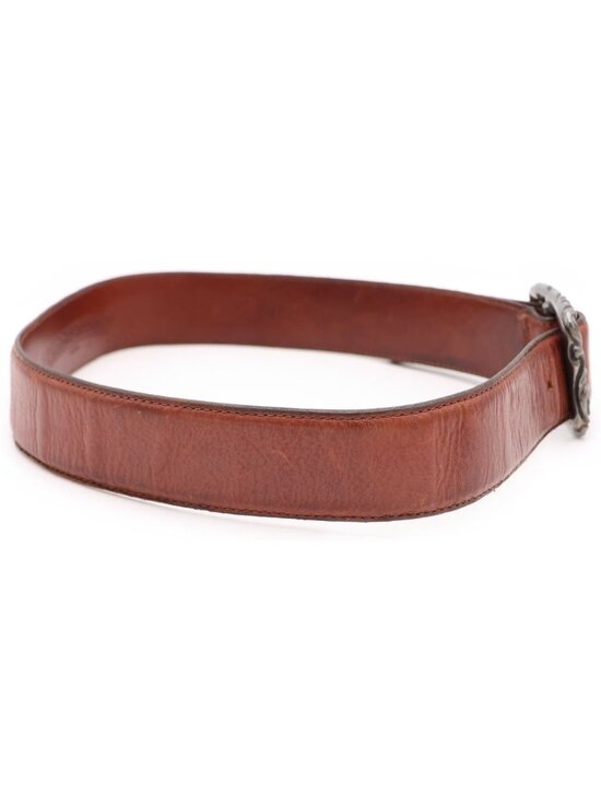 Chrome Hearts Blt Scrlrec Rectangle Scroll Belt Brown main image 5